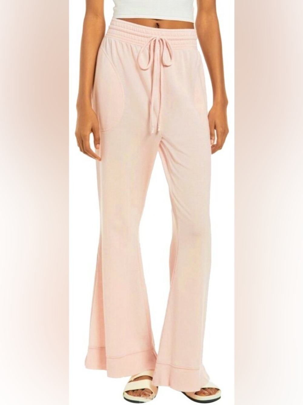 NWT Free People Intimately Cozy Cool Girl Lounge Pants - Pink
